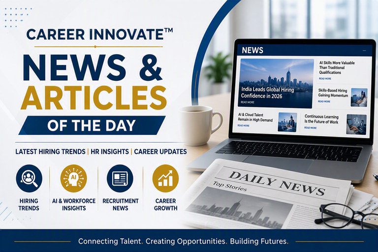 📰 CAREER INNOVATE™ | HR News & Talent Insights of the Day